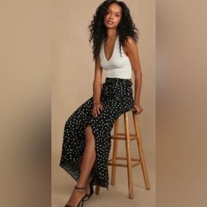 NWT Free People black-and-white, polkadot skirt